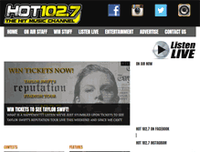 Tablet Screenshot of myhot1027.com